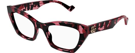 Gucci Round Eyeglasses Havana/Havana/Transparent 